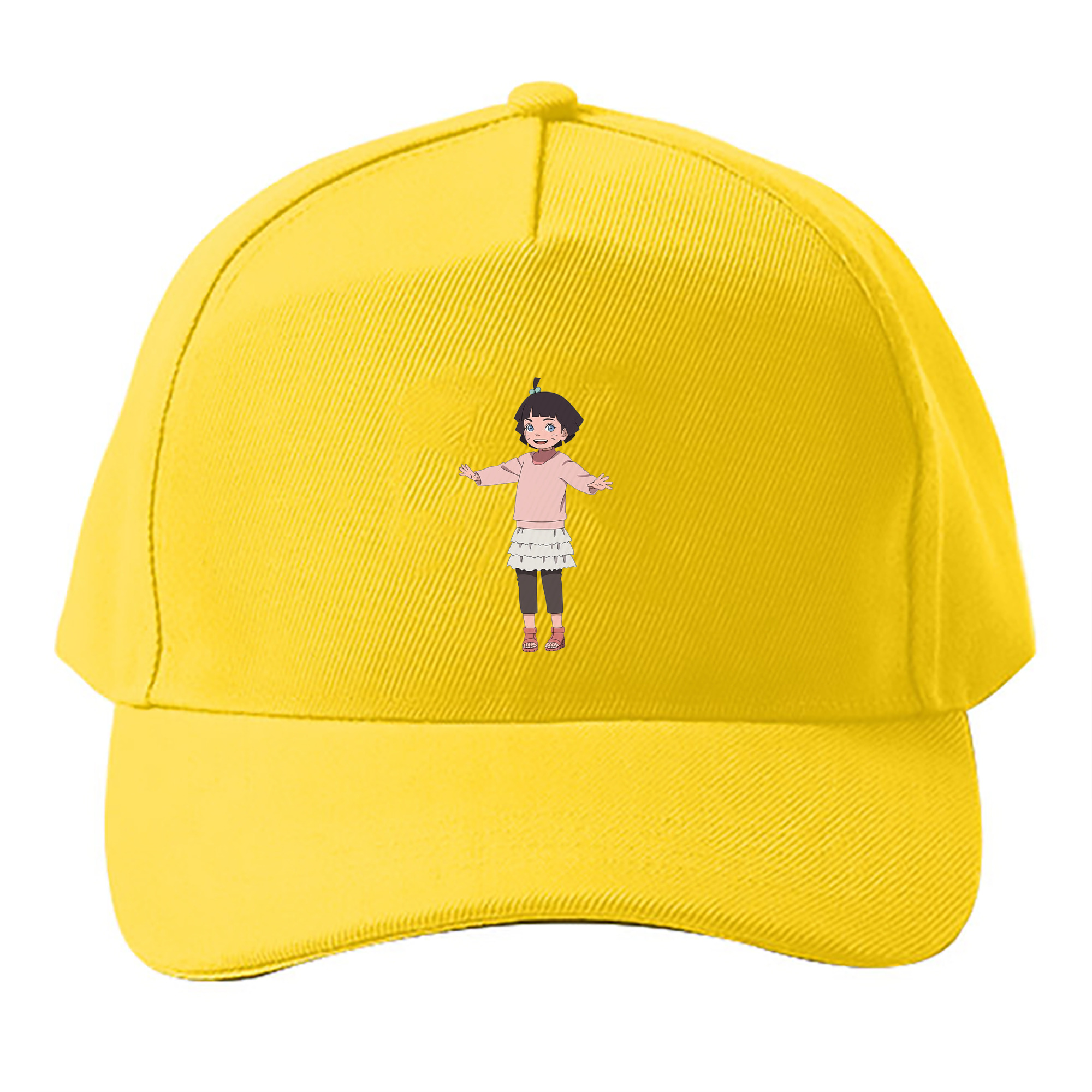 （画像用） NARUTO -ナルト- うずまき ヒマワリ Uzumaki Himawari ベースボールキャップ 綿100％ 男女兼用 帽子 スポーツ